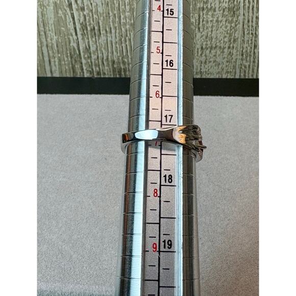 NEW 2ct Pink Sakura Moissanite in 925 Sterling Silver - Sz.7 - Picture 6 of 7